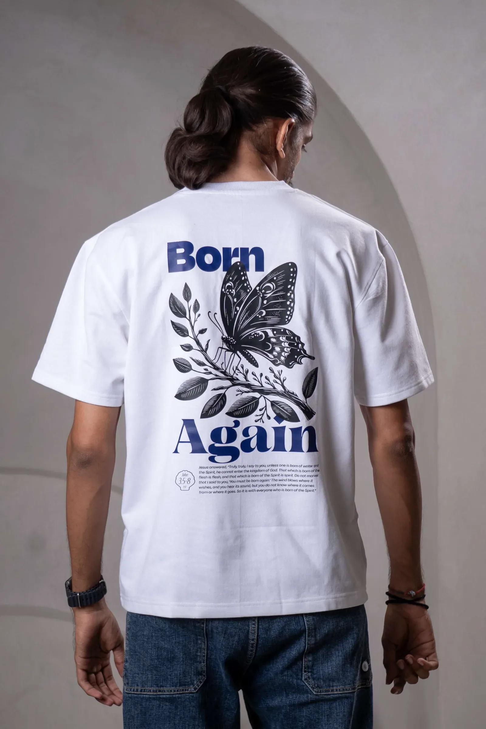 LOG Born Again T-shirt – white