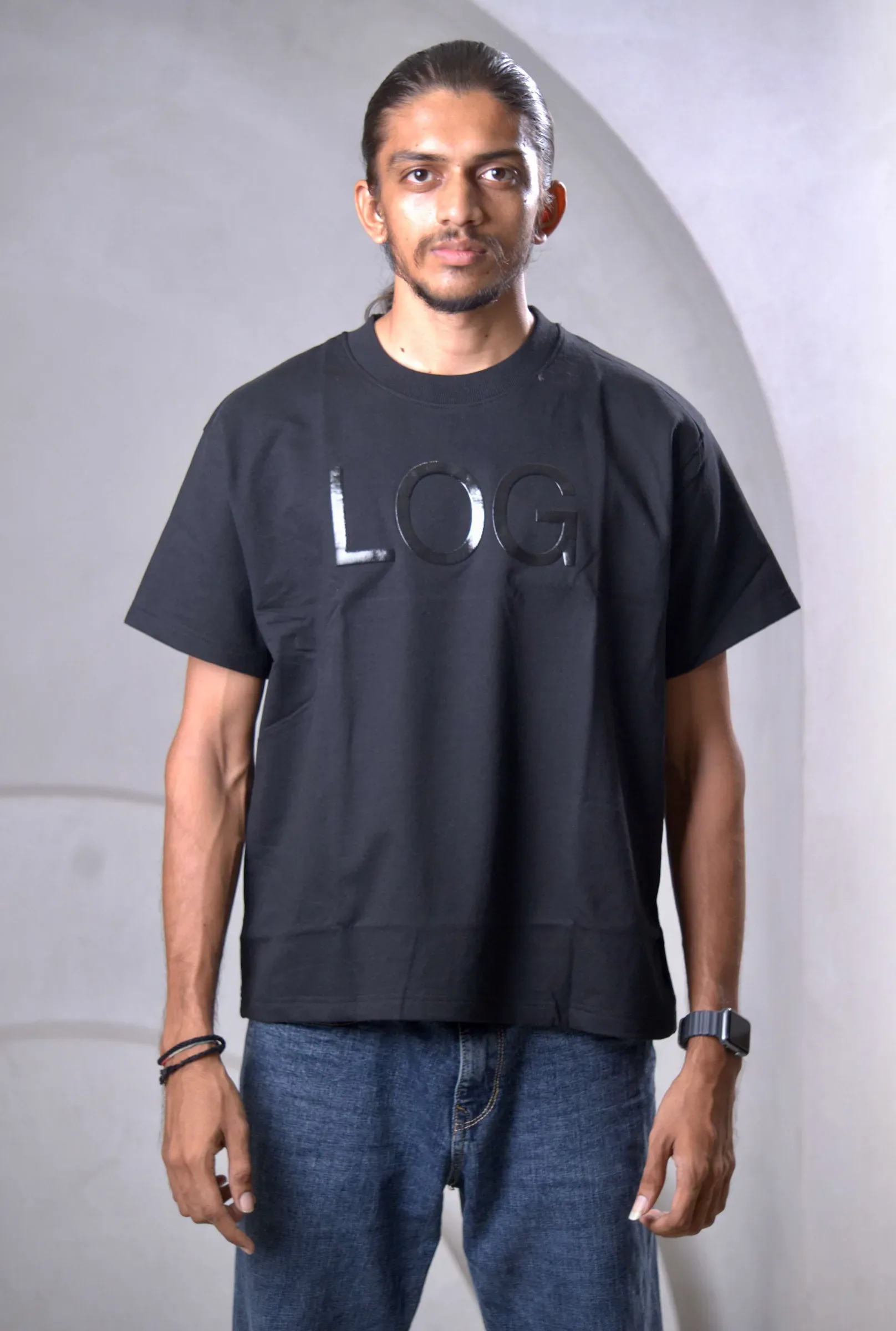 Black Oversized T-shirt – black