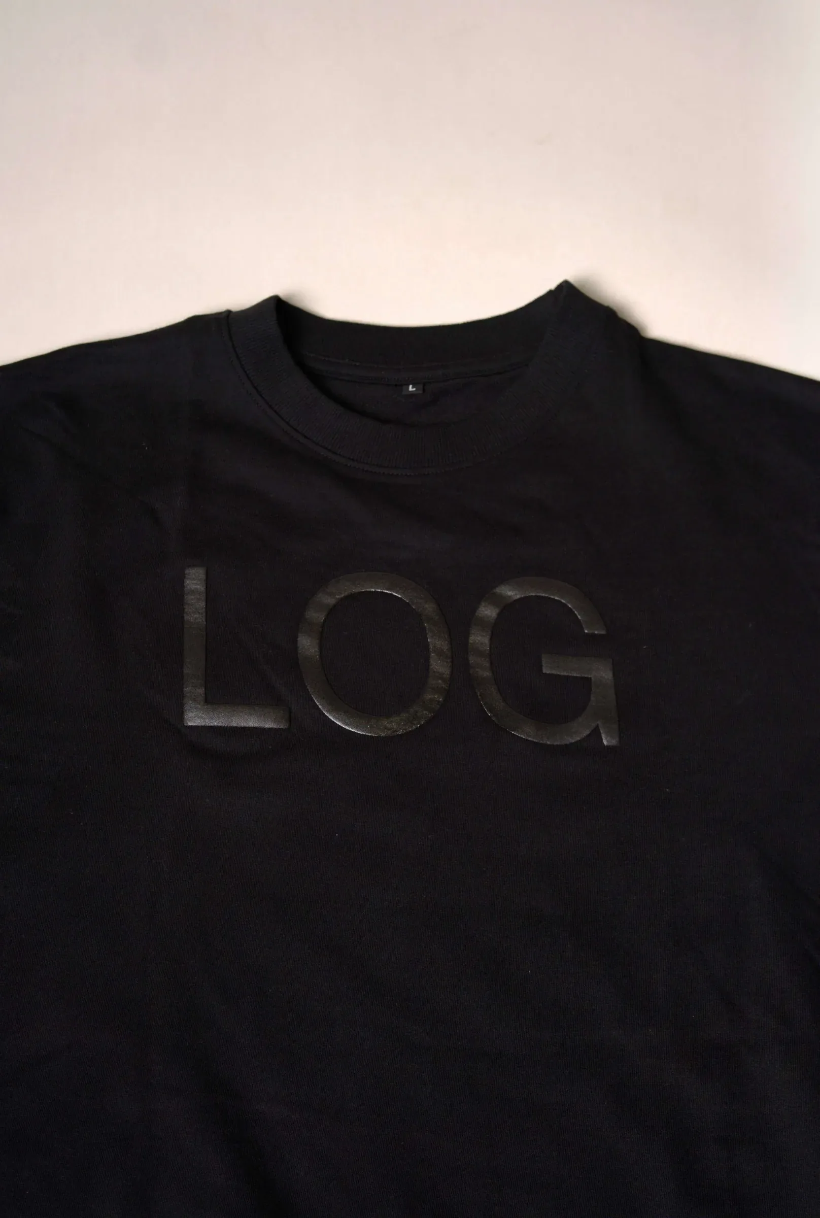 Black Oversized T-shirt – black