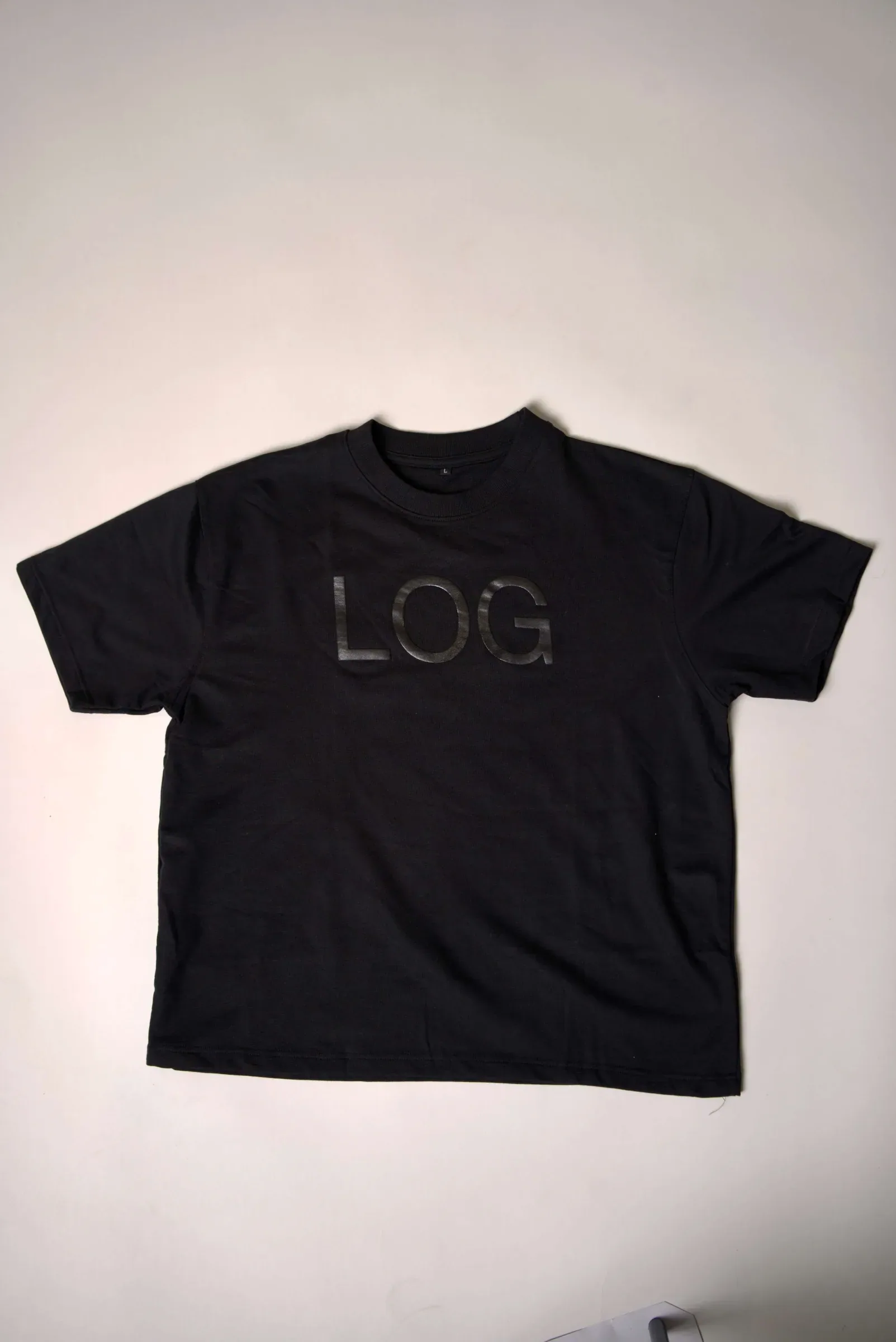 Black Oversized T-shirt – black