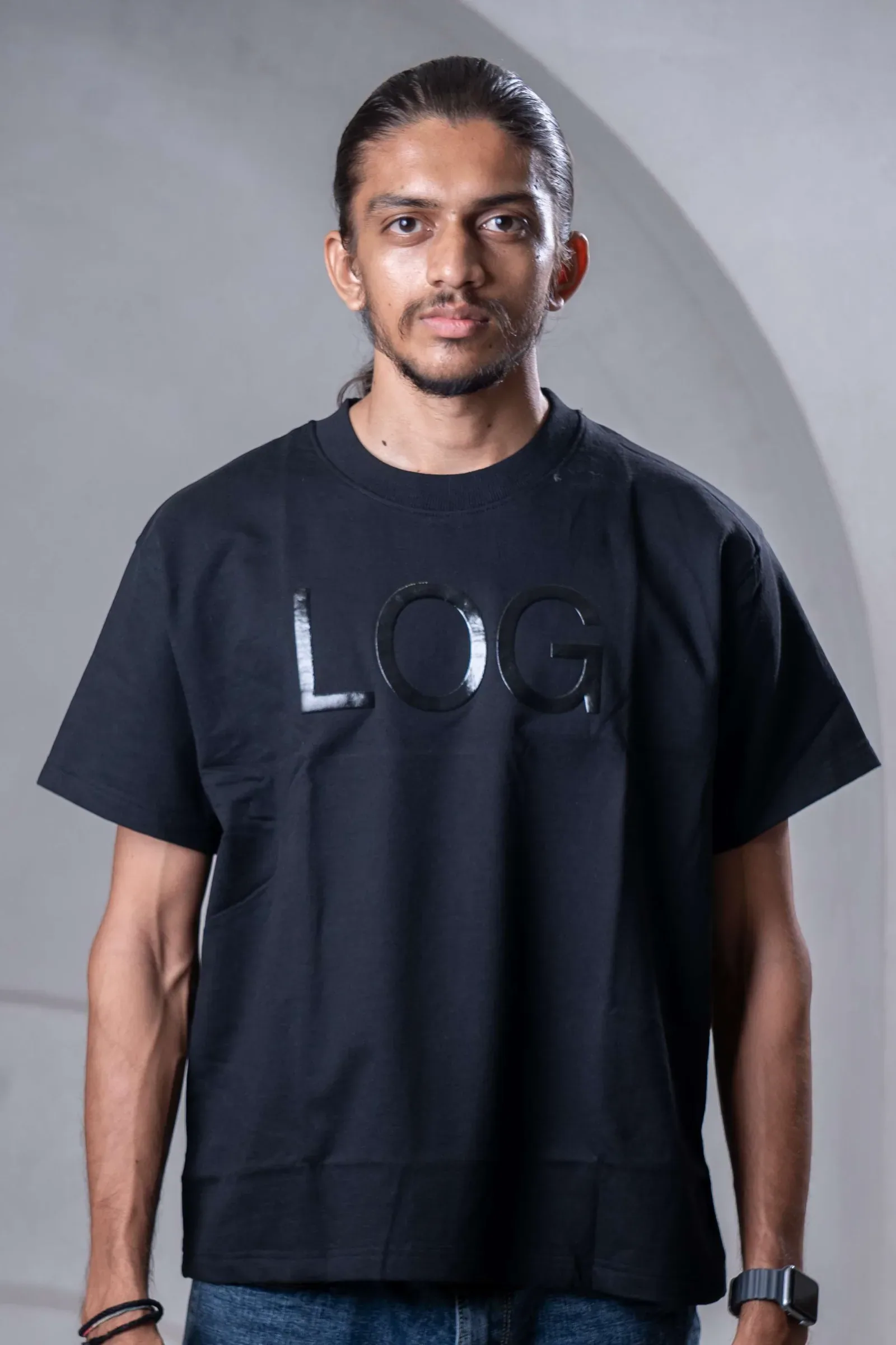 Black Oversized T-shirt – black