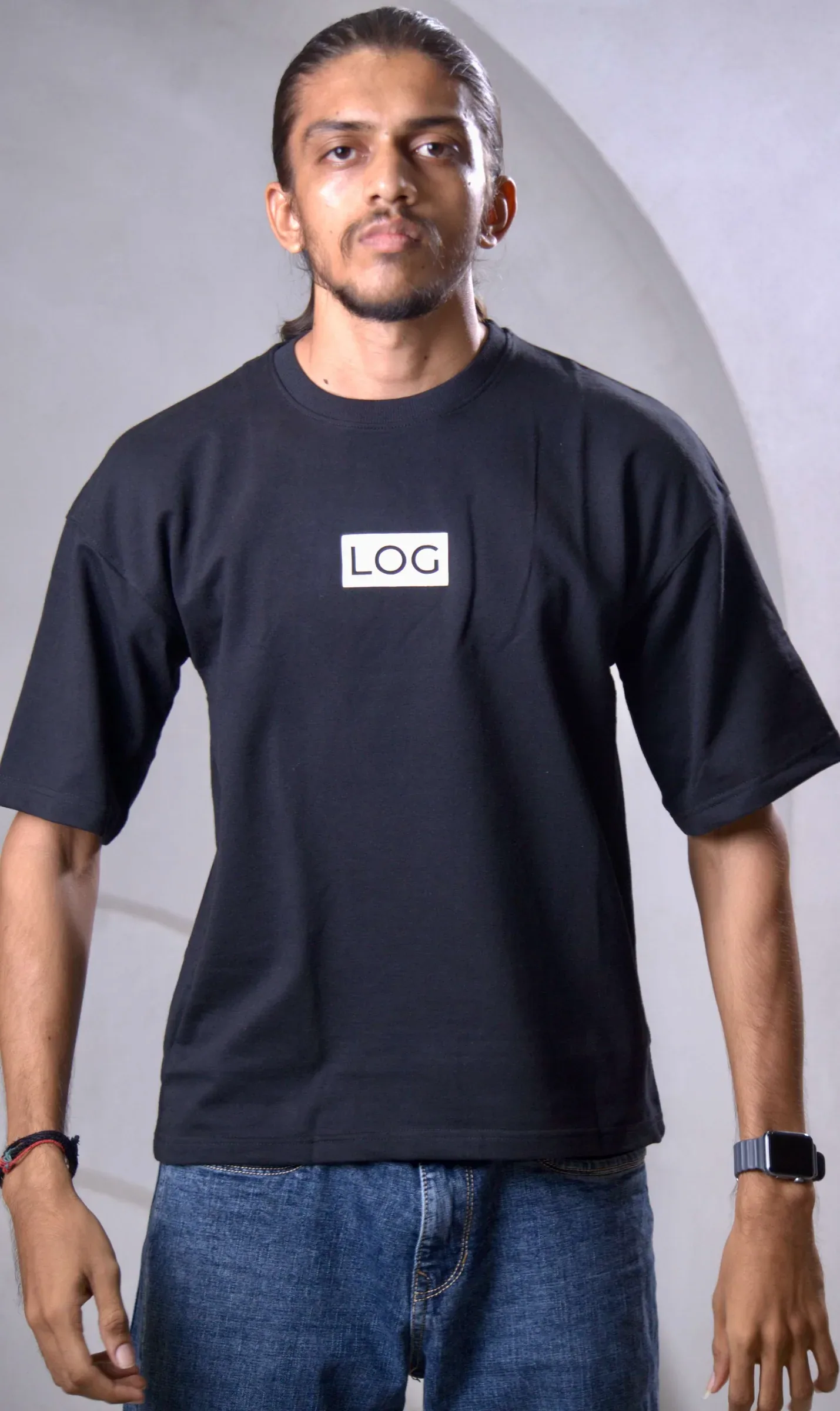 Black Crew Neck T-shirt – black