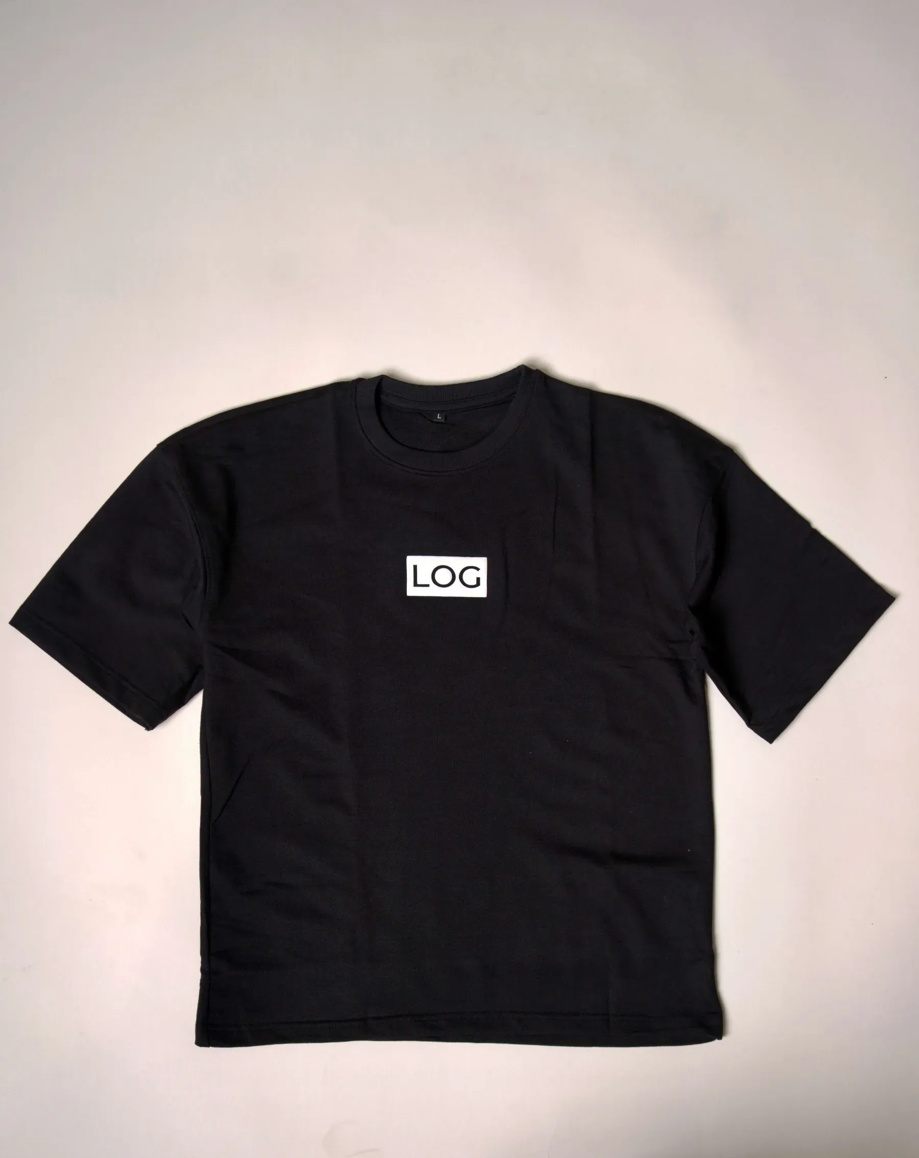 Black Crew Neck T-shirt – black