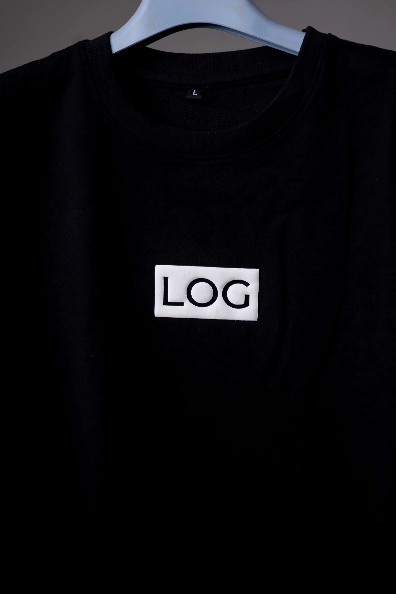 Black Crew Neck T-shirt – black
