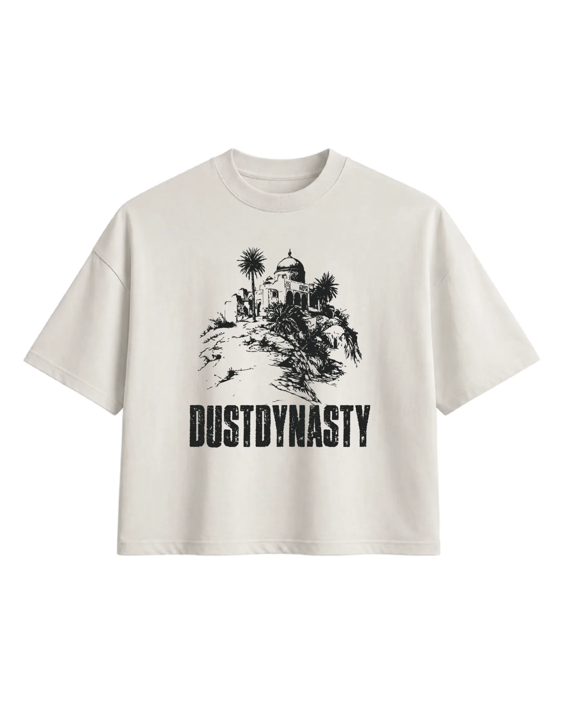 Dustdynasty Oversized Tee – neutrals