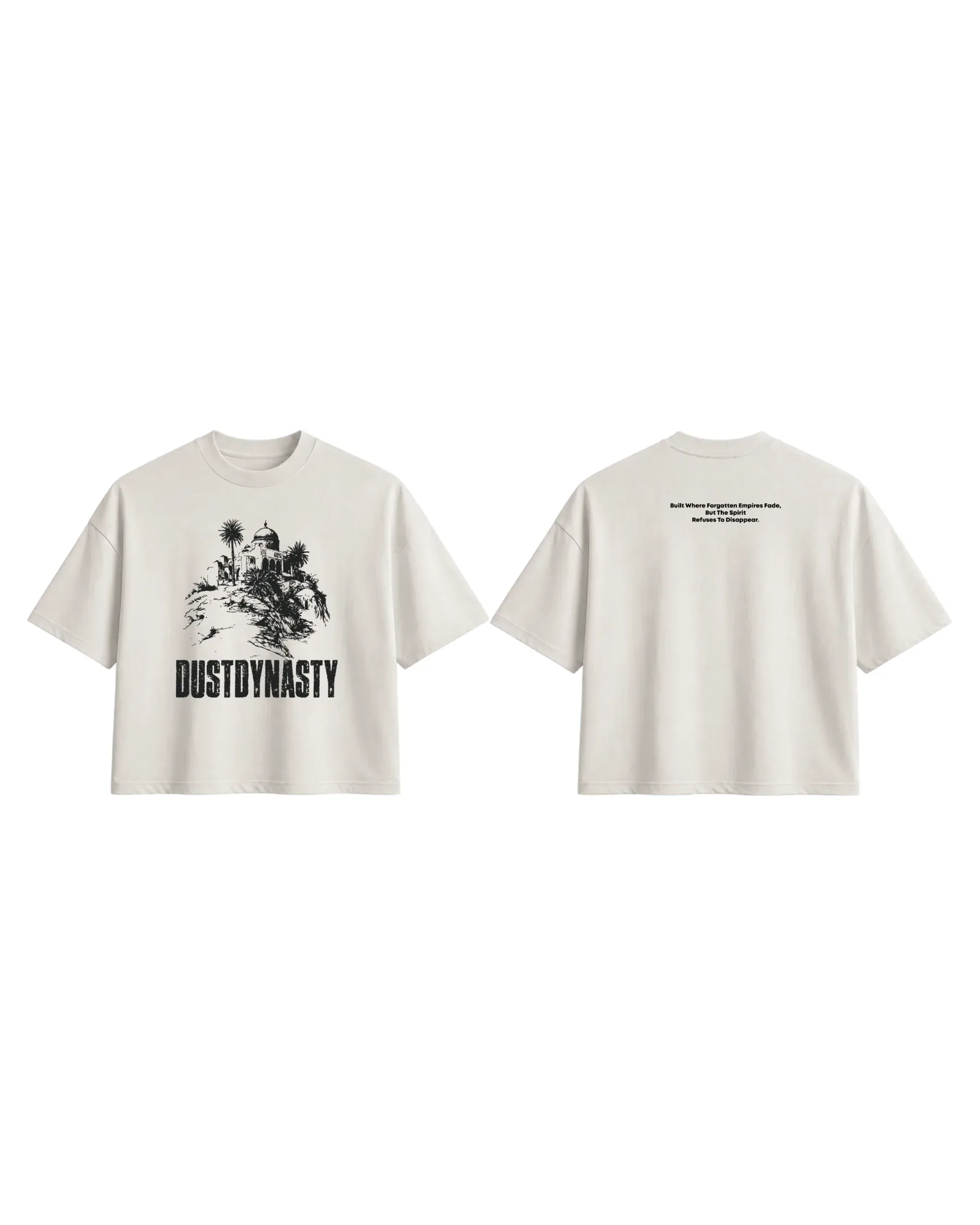 Dustdynasty Oversized Tee – neutrals
