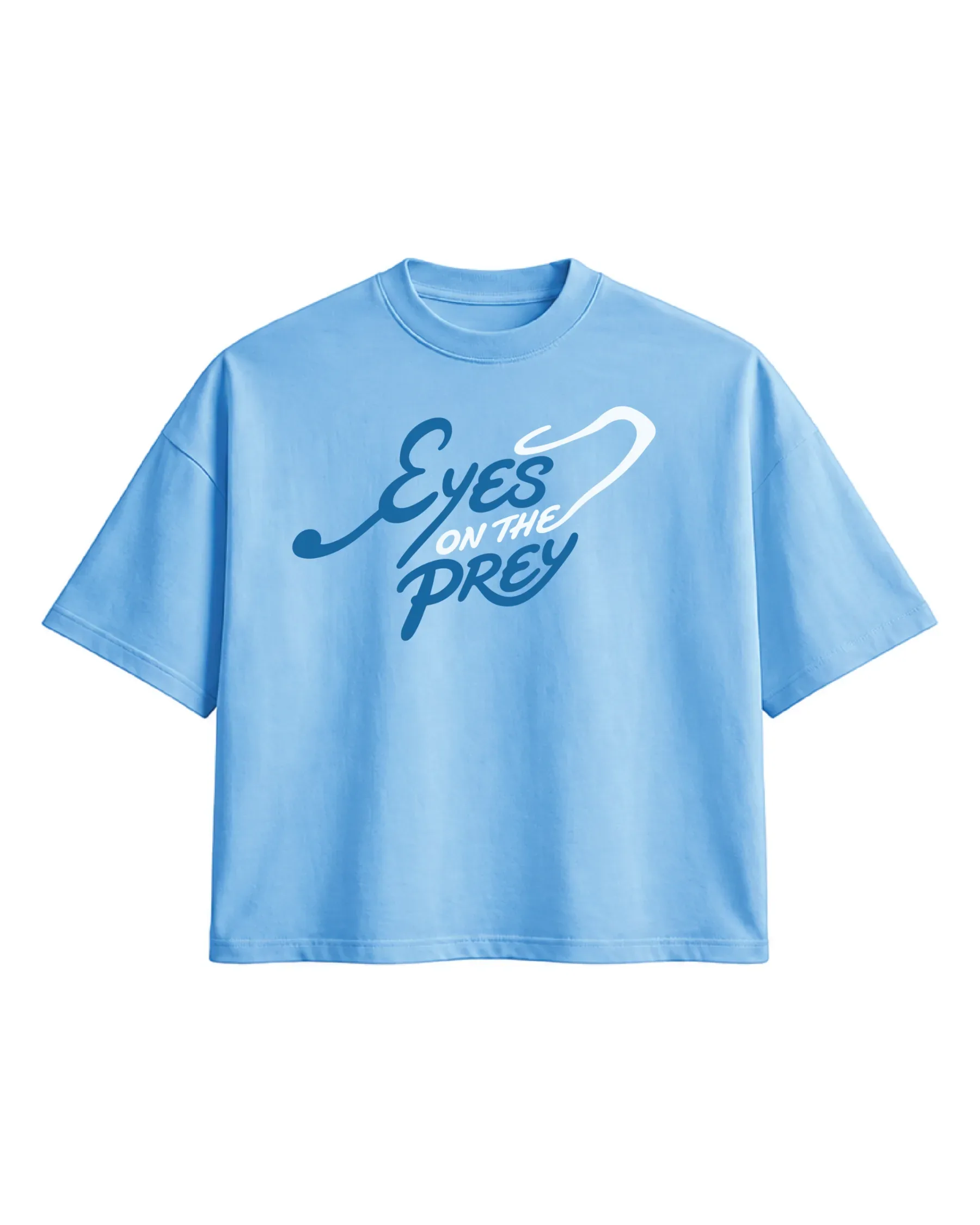 Eyes on the Prey Oversized Tee – blues