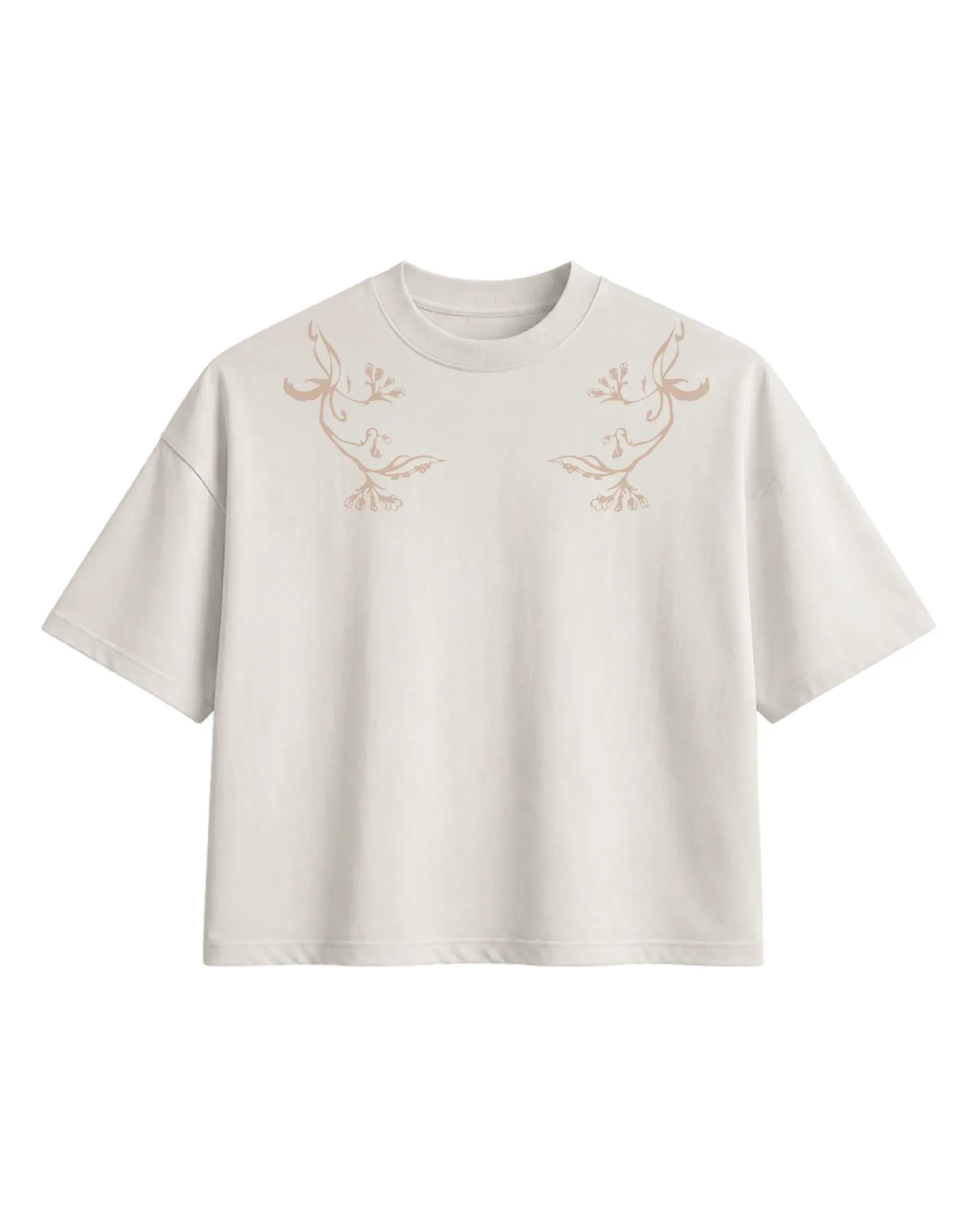 Anxiety But Make It Aesthetic Oversized Tee – neutrals