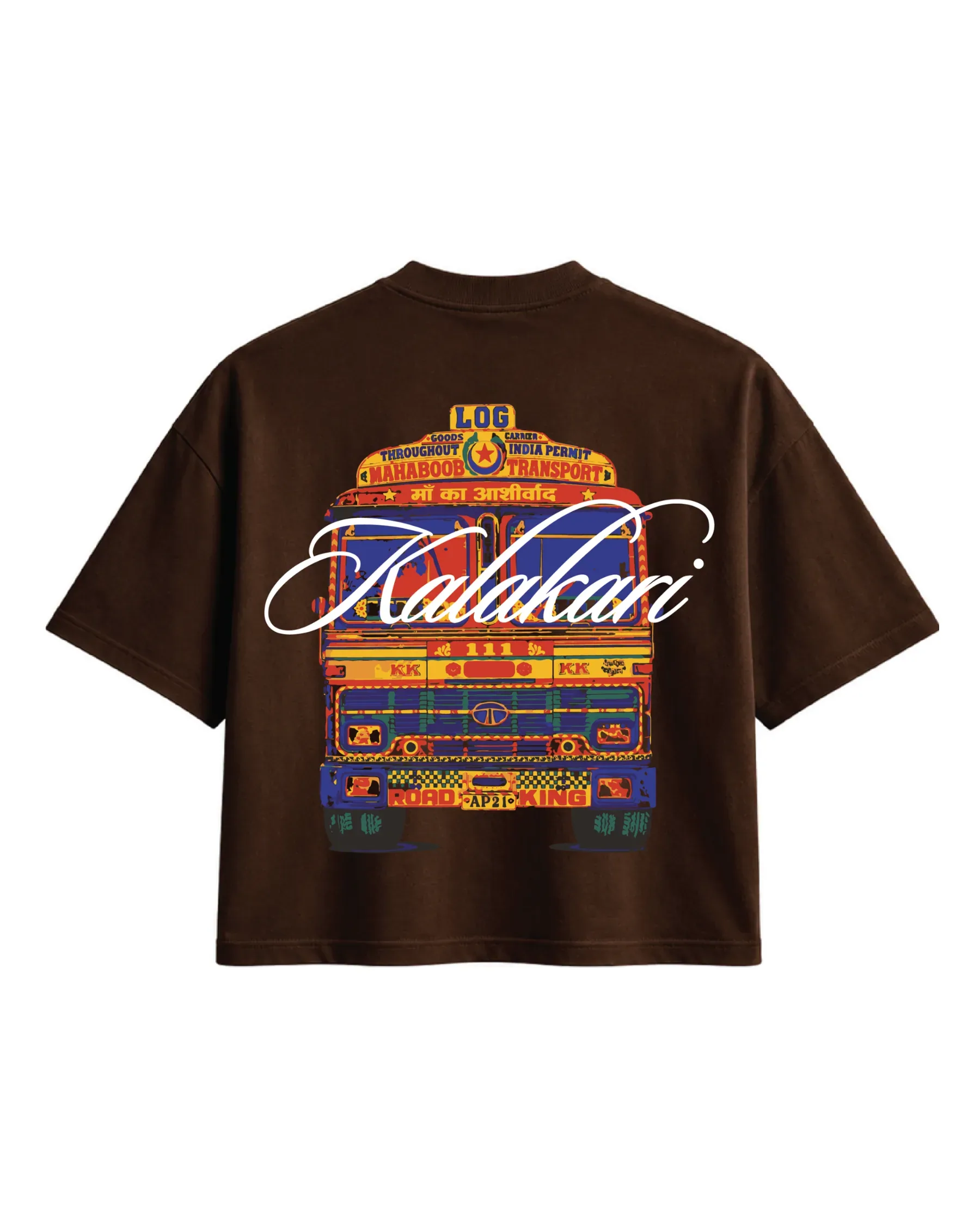 Kalakari Oversized Tee – browns